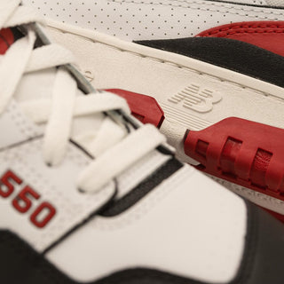 New Balance 550 White Red Black