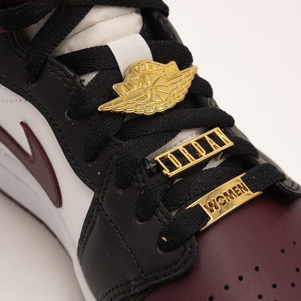 Se Black Dark Beetroot Gold Jordan One Mid Beetroot Jordan Mid