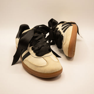 SAMBA SATIN CREAM/BLACK